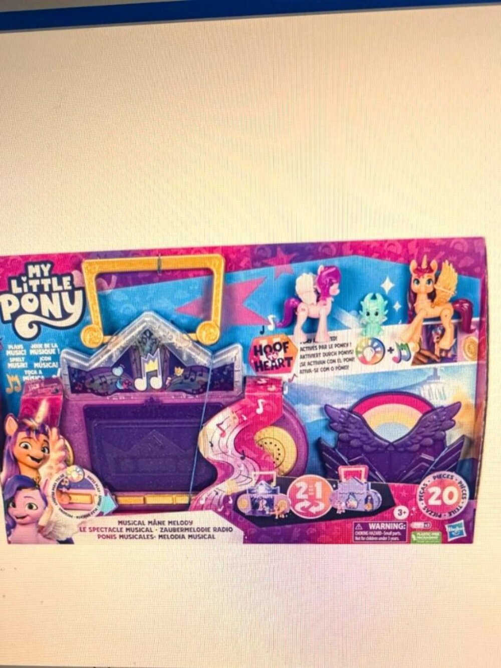 My Little Pony Musical Mane Melody Hoof to Heart Playset - New/ Sealed